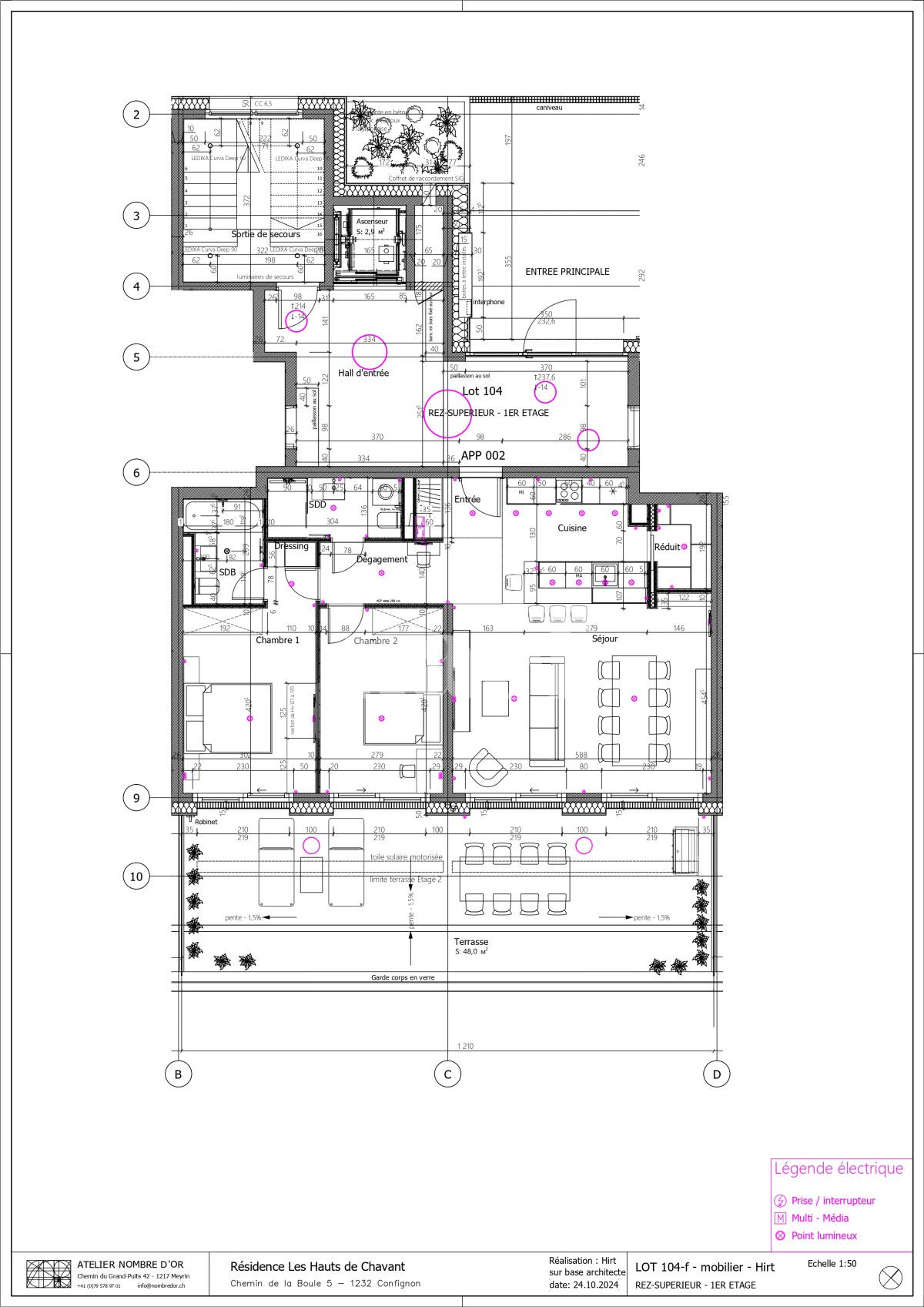 À louer : Appartement 4 Pieces Confignon - Ref : EC.35654 | Naef Immobilier