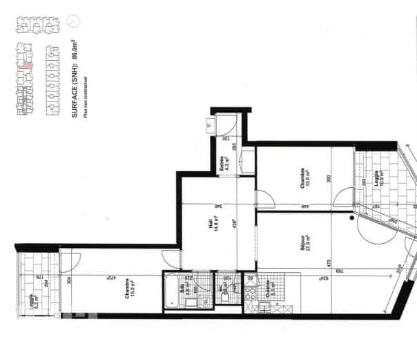 À louer : Appartement 3 Pieces Nyon - Ref : 205821.1002 | Naef Immobilier