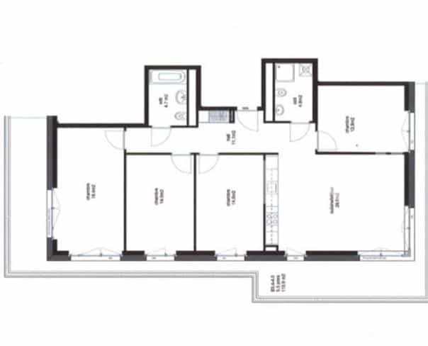 À louer : Appartement 5.5 Pieces Gland - Ref : EC.35854 | Naef Immobilier