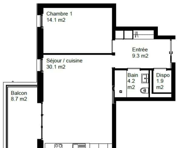 À louer : Appartement 2 Pieces Fleurier - Ref : EC.36524 | Naef Immobilier