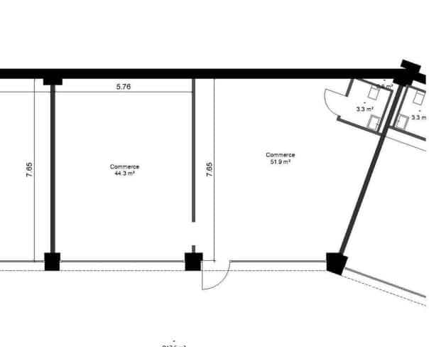 À louer : Surface Commerciale Arcade Prilly - Ref : W0St4dMn | Naef Immobilier