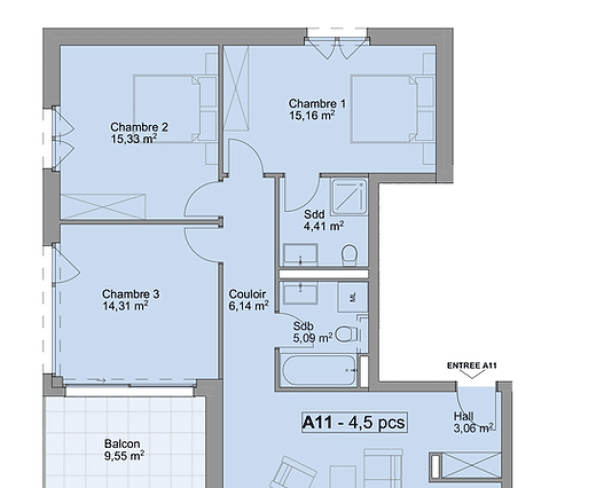 À vendre : Appartement 3 chambres La Grande Béroche - Ref : 1674 | Naef Immobilier